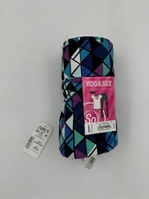 Junior Girl Active Wear Yoga Set Tee Legging and Headband Medium Soft Stretch