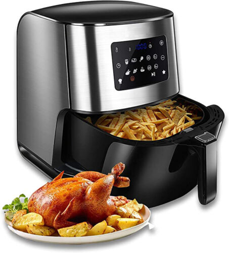 New 6.3 Quart 10-in-1 Air Fryer Smart Electric Hot Airfryer Oven Oilless Cooker Thumbnail Picture