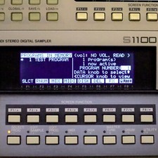 Akai S 1000, S 1000PB, S 1100 MX 76 LED Display White/Black