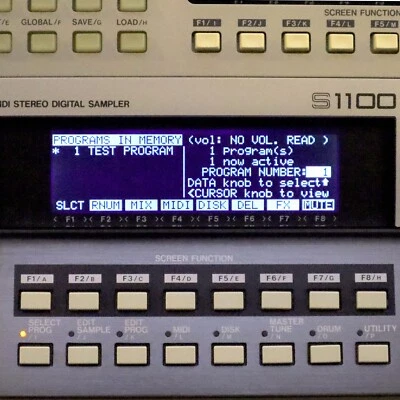 Pantalla LED blanca/negra Akai S 1000, S 1000PB, S 1100 MX 76