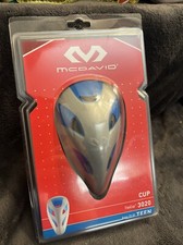 McDavid 3020 FlexCup Teen Ages 12-15 NIB - New,  Baseball Nut Cup Blue and Gray