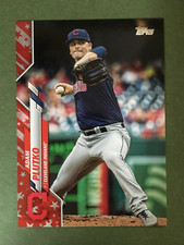 2020 Topps Update #U-294 Adam Plutko Independence Day 55/76 Indians