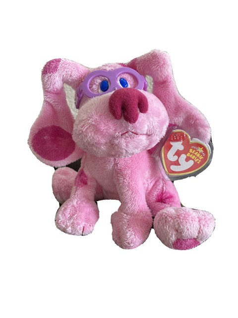 magenta beanie baby