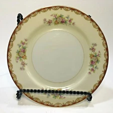 Diamond China 7.25" Plates Made in Occupied Japan Roslyn Pattern Set of Two