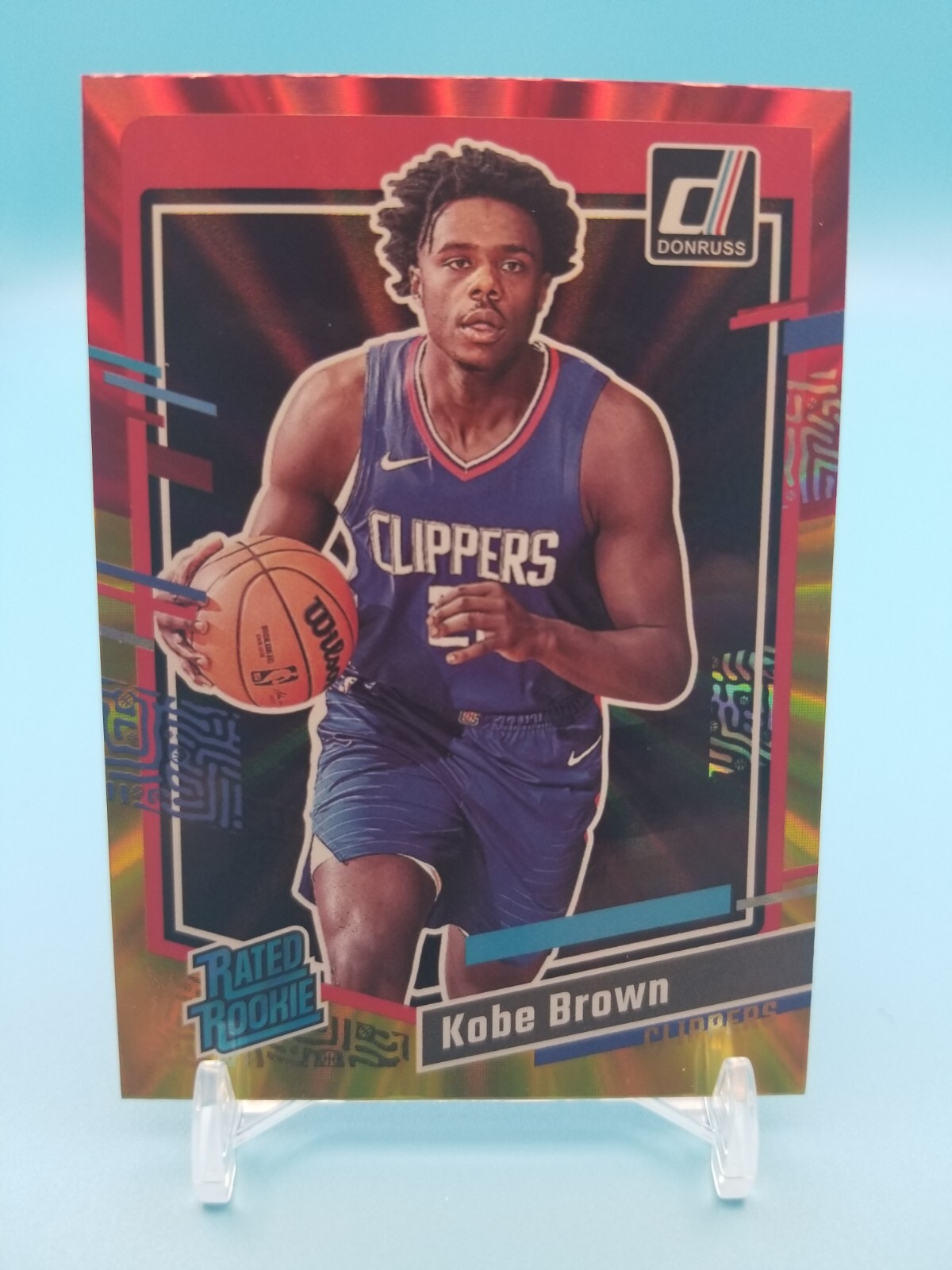 2023-24 Donruss International Kobe Brown Rated Rookie Red & Gold #239
