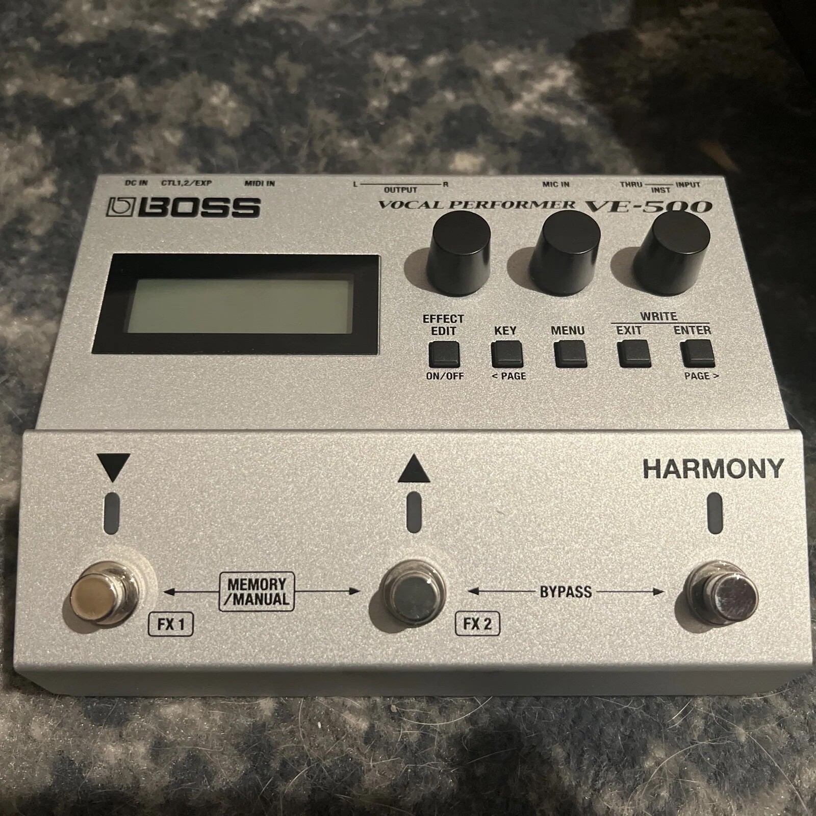 Boss VE500 Vocal Performer Effects Pedal eBay