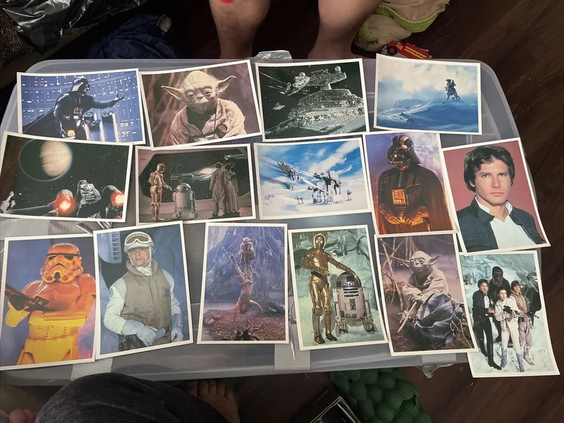 1980 Topps Star Wars The Empire Strikes Back Giant Photocards Checklist 1 & 2