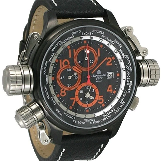 Aeromatic 1912 Wristwatches with Chronograph
