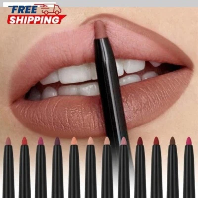 TOPPA Lipliner Pencil Red Contour Tint Lipstick Long Lasting Crayon Pencil ALL SHADES