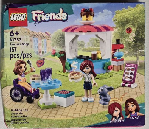 Neu im Karton LEGO Friends Pfannkuchen Shop Bau Spielzeug Set 41753 Paisley & Luna