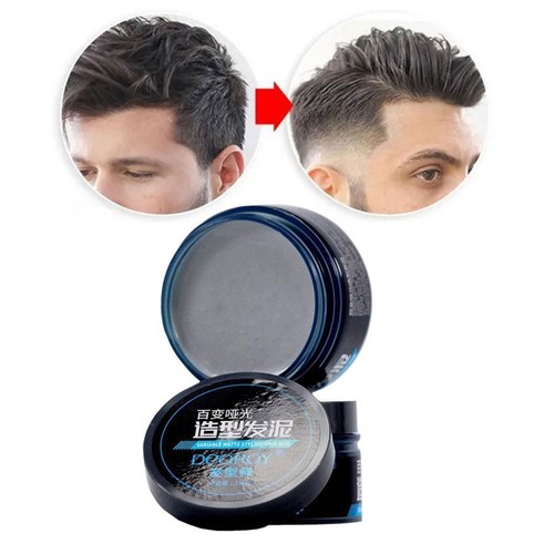 Men's Hair Wax Dark Strong Hold Fluffy Matte Men Hair Styling Wax W/ New~ - Picture 2 of 11