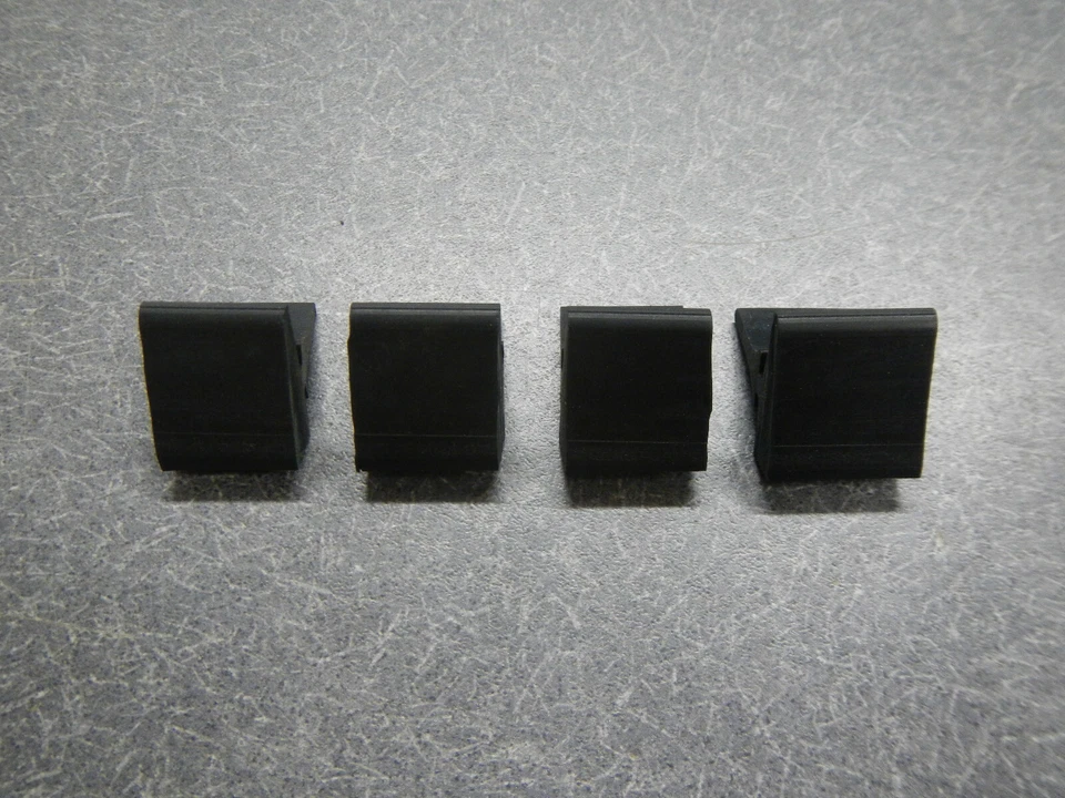 1965 Buick LeSabre Wildcat Electra 225 Hood to Fender Bumpers (4) Rubber 65 NEW - Image 2 of 4