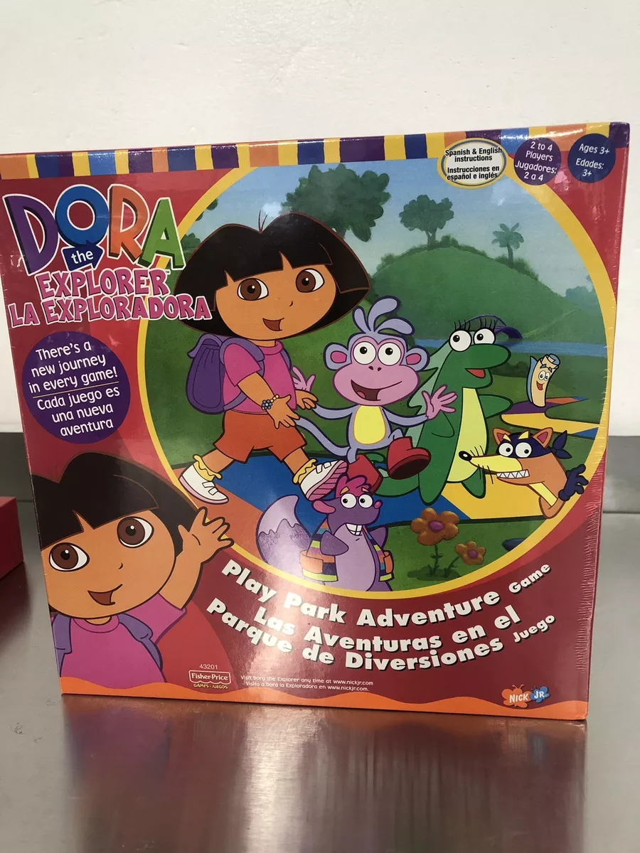 2002 Mattel Fisher Dora The Explorer Play Park Adventure Game for Ages 3  for sale online