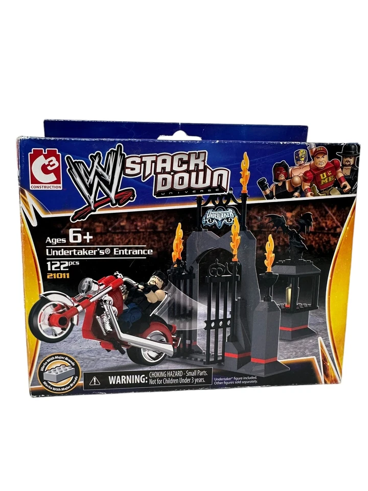 WWE Stackdown Undertaker's Entrance Wrestling Kofi Kingston Ladder Building Bloc - Image 2 of 4