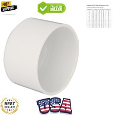 Spears 447 Series PVC Pipe Fitting, Cap, Schedule 40, 2-1/2" Socket