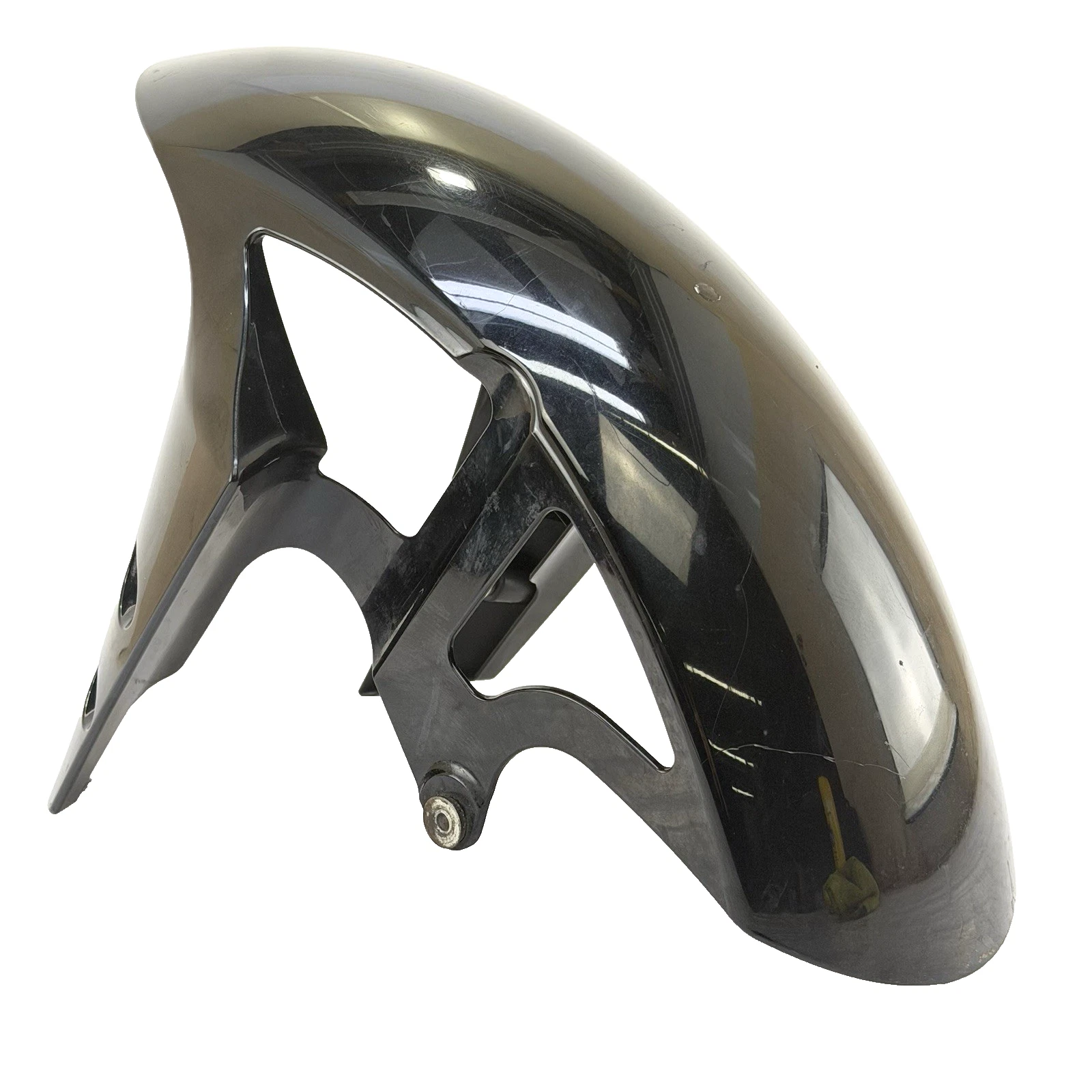 2009 - 2014 YAMAHA YZF-R1 FRONT FENDER HUGGER MUDGUARD BLACK PLASTIC STOCK