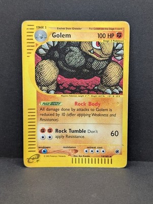 Golem 014/165 Expedition Base Set Holo Rare Pokemon TCG Nintendo e-reader MP