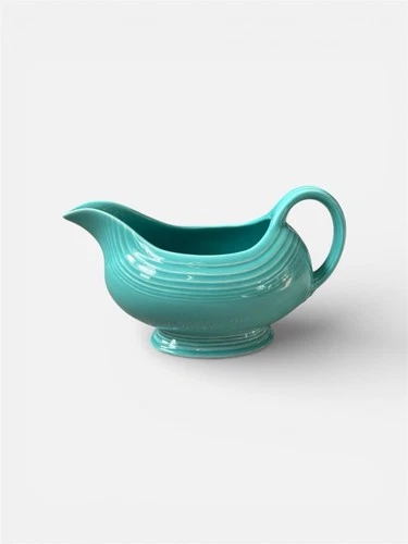 FIESTA GRAVY BOAT/SAUCEBOAT TURQUOISE BLUE FIESTAWARE HLC “Made In USA”