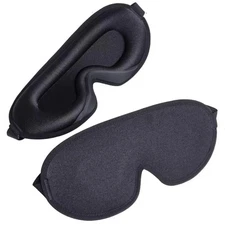 Soft Foam Sleep Mask Padded Design 3D Shape Blockout Light Eye Mask Blockout Lig