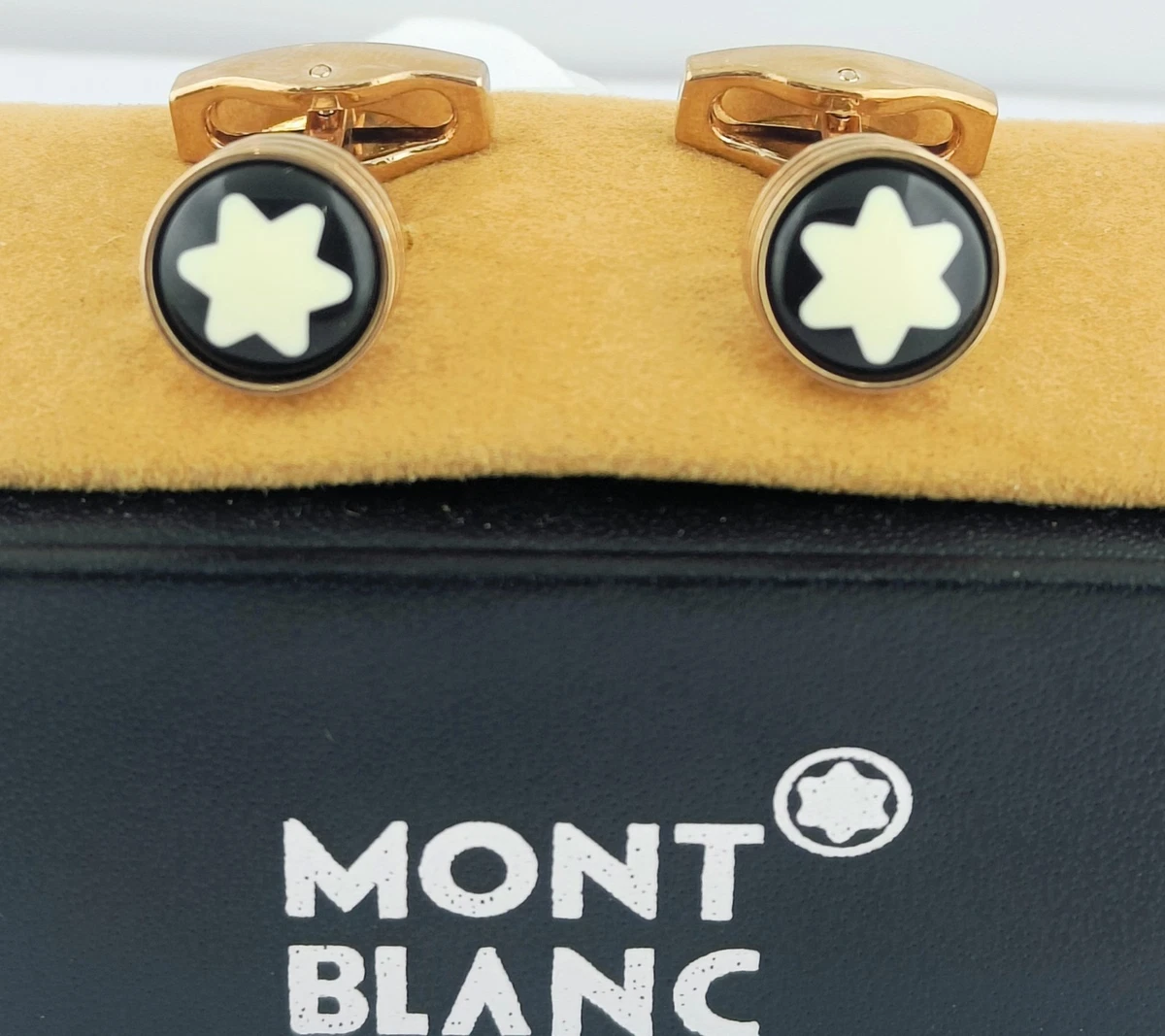 Montblanc Gold Cufflinks for Men for sale - eBay