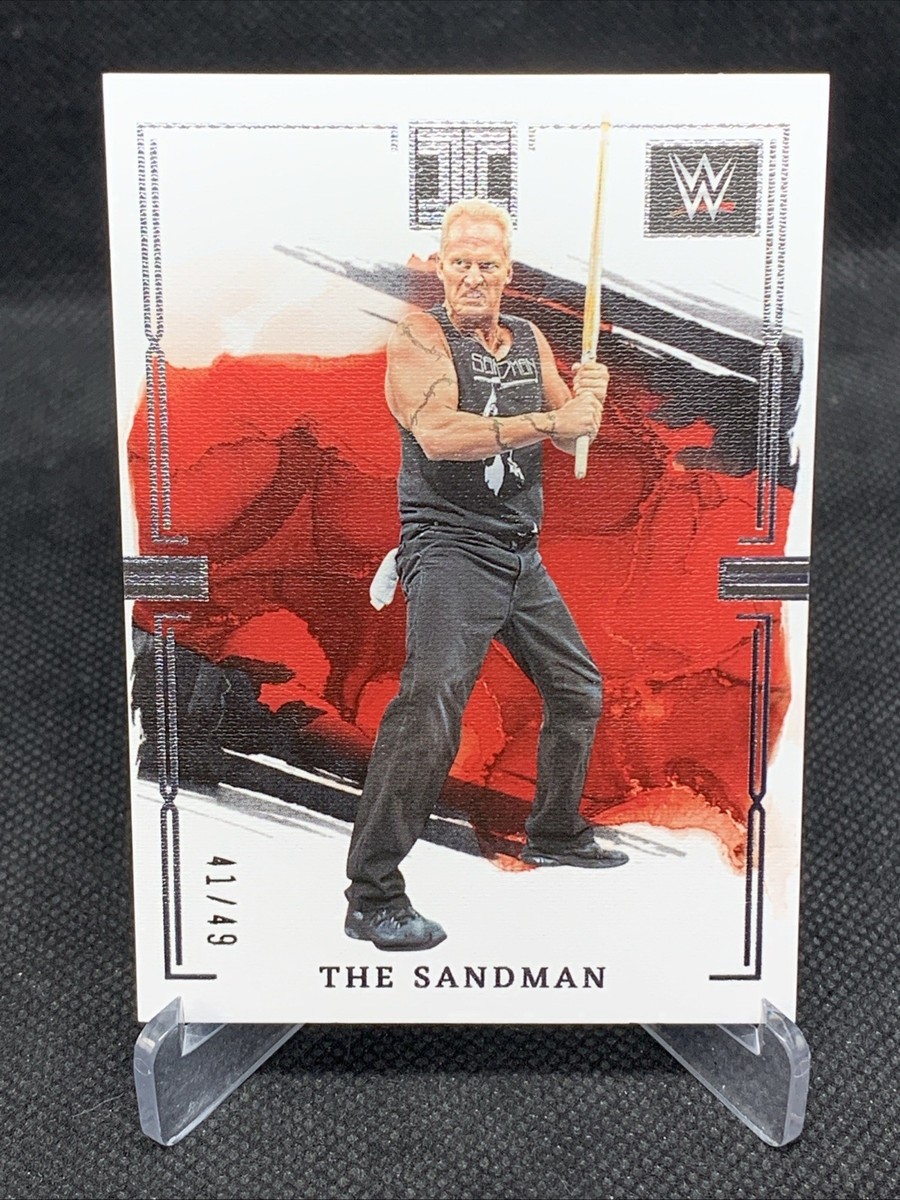 The Sandman 2023 Panini Impeccable WWE /49 Silver #21 | eBay