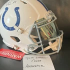 Tyler Warren Indianapolis Colts Autographed Authentic Football Helmet Original