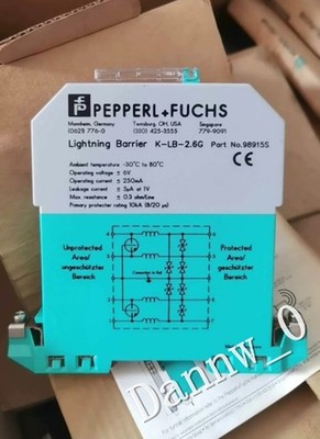 New In Box   P+F K-LB-2.6G Surge Protective Device *pz