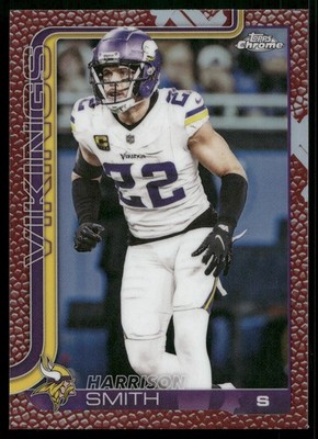 Harrison Smith - 2025 Topps Chrome Football - Football Refractor #204