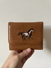 Small Faux Leather Wallet with Card Slots and Cash Holder