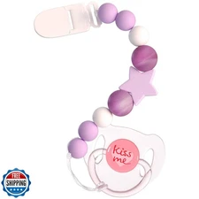 Aori Magnetic Pacifier for Reborn Baby Dolls with Pacifier Clips,