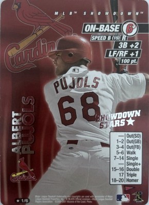 2001 MLB Showdown Albert Pujols Showdown Stars Promo