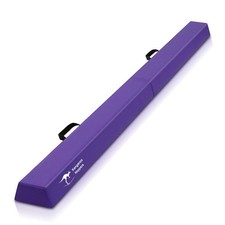 8FT Kids Balance Beam, Gymnastics Beam for Kids, Folding Extra Firm Foam Floo...