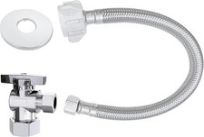 Toilet Connector Plumbing Kit Complete Valve Set for Bathroom Installation