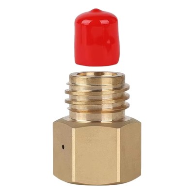 Leakproof TR21 4 To TR21 3 Brass Gas Adapter Coupling For Laboratory Equipment