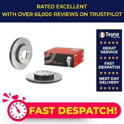 2x Brake Discs Pair Vented fits KIA RIO Mk3 1.4D Front 11 to 17 D4FC 256mm Set