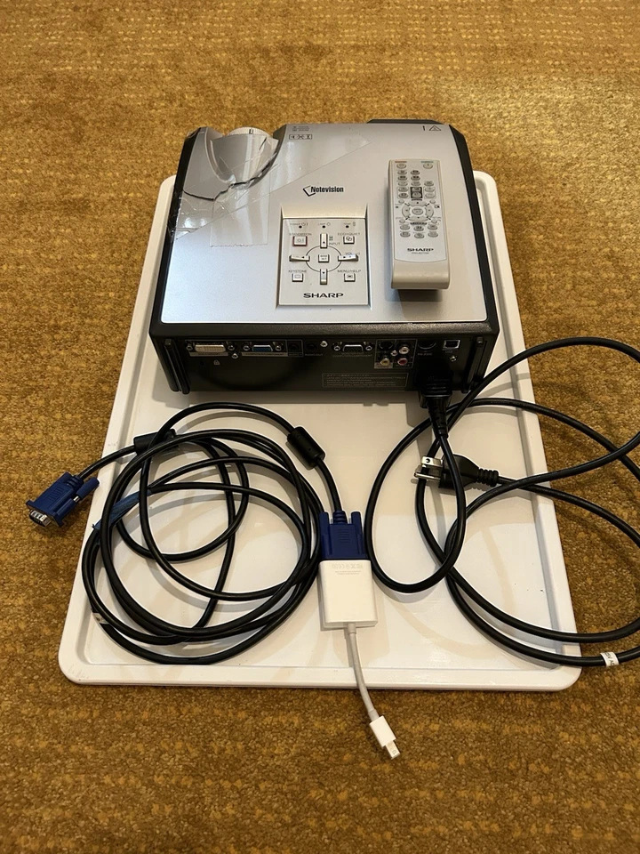 Sharp Brand Projector For Display On Screen/Wall, Older Model But Still Works - Image 2 of 4