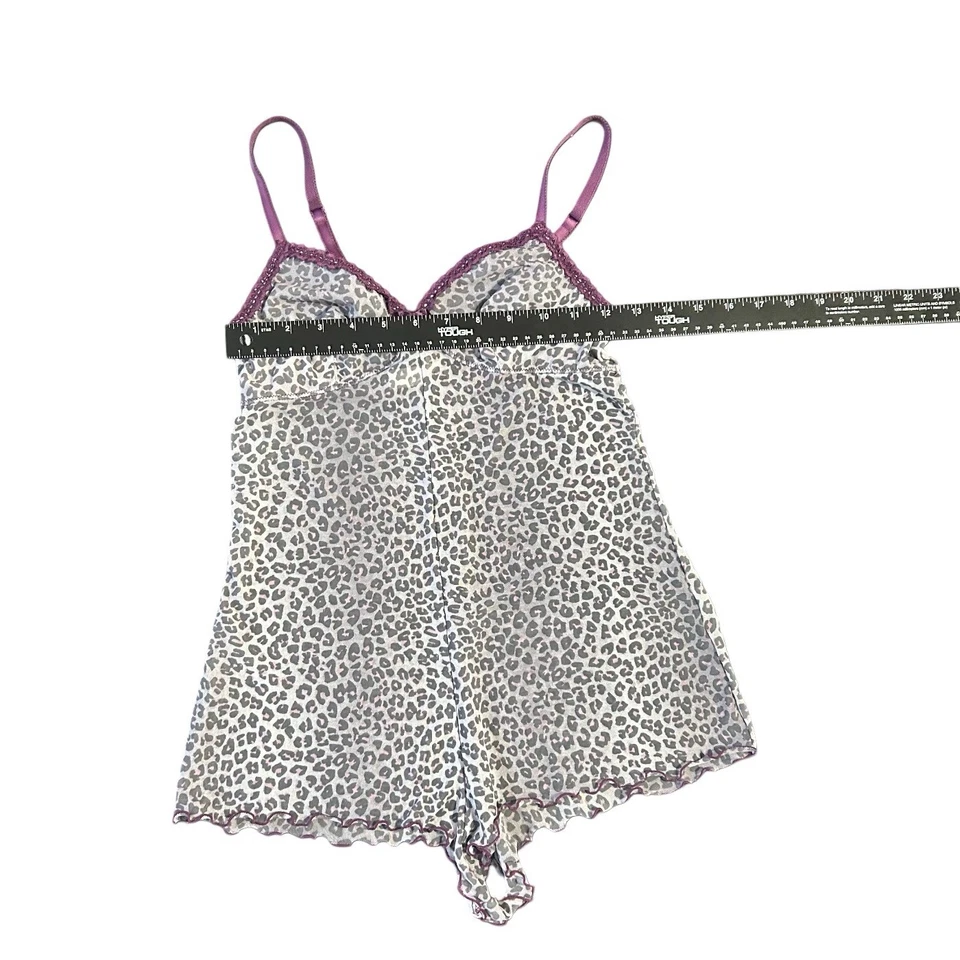 Body Gillian & O’Malley Íntimo Camisón Mameluco Malla Encaje Transparente Talla Pequeña Foto 3 de 4