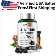 Flynew Shilajit Ultra Optimal Potency, Shilajit Extract with L-Arginine, Pure