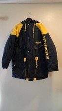 Vintage Pittsburgh Steelers Puffer Jacket XL Embroidered Classic Team Collection