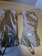LL Bean Winter Walker Gaiters Core-tex Sz LRG Men&rsquo;s Black Hiking Snowshoe