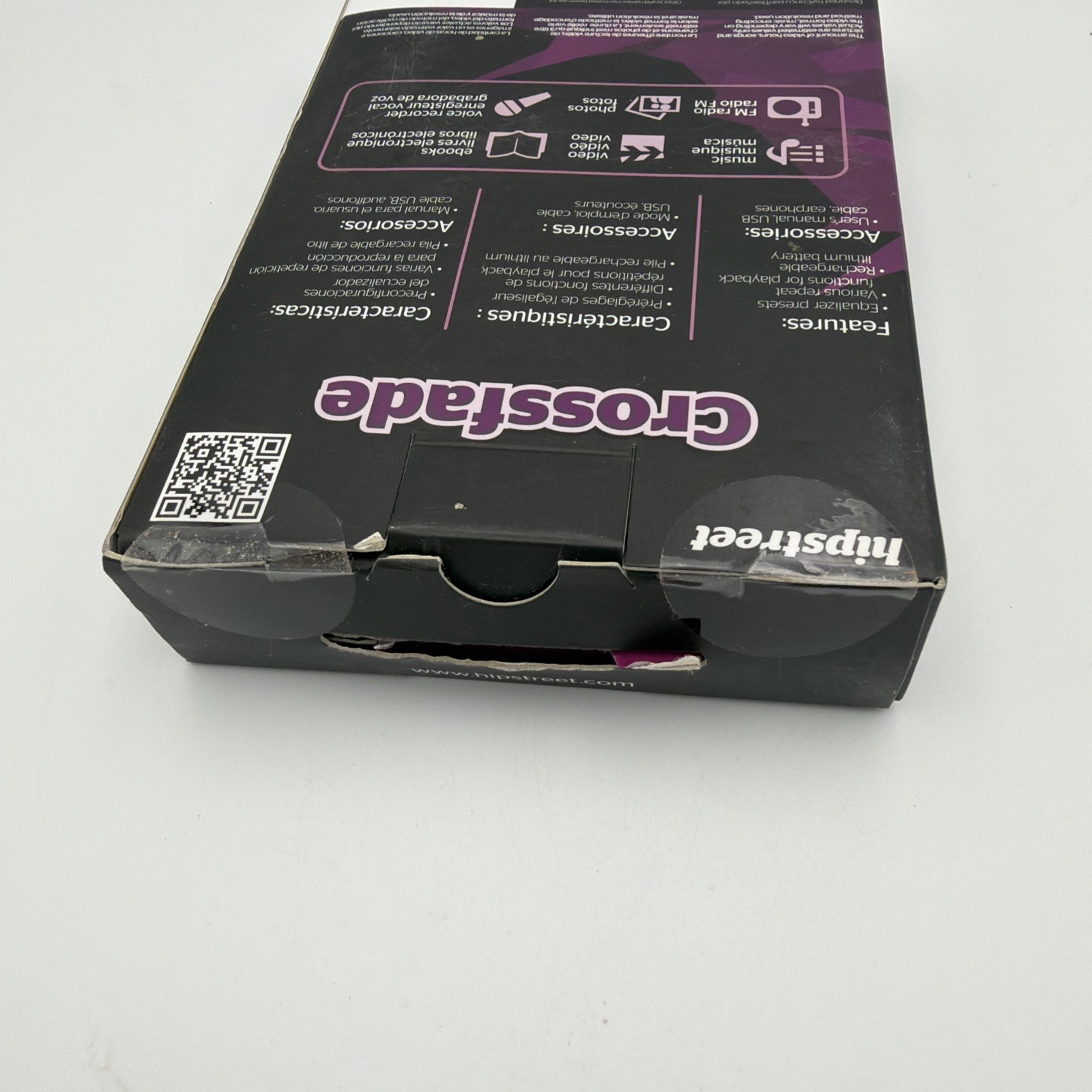 Hipstreet HS-T29A-4GBMX Crossfade 4GB Digital MP3 Player – NEW Sealed