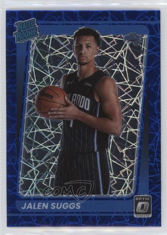 2021 Panini Donruss Optic Rated Rookie Blue Velocity Prizm Jalen Suggs #179 xd6