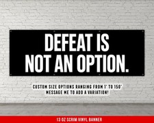 Motivational Gym Banner - Custom Fitness Wall Art