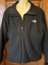 THE NORTH FACE Classic Black  Primaloft Zip Up Insulated Tech JACKET Hood,  XL