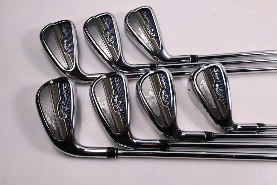 Left Hand Callaway Paradym X Irons / 5-PW+AW / Regular Flex Elevate MPH 85 - Image 2 of 4