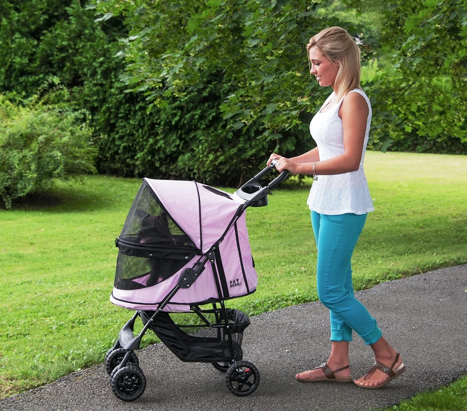 Pet Gear No-Zip Happy Trails Pet Stroller for Cats/Dogs, Zipperless Entry, Ea... - Image 4 of 4