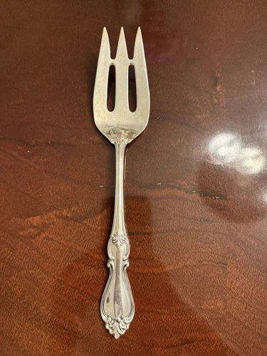 TOWLE STERLING SILVER QUEEN ELIZABETH I COLD MEAT FORK NO MONOGRAM