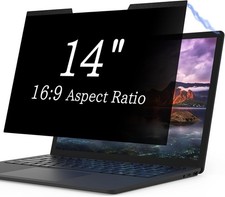 Magnetic Laptop Privacy Screen 14 Inch Anti Glare Protector for Computer Monitor