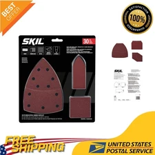 30-Piece  Sand Paper Kit: Mixed Grits for Perfect Finishes on Any Surface