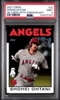 2021 TOPPS 1986 TOPPS BASEBALL 35TH ANNIVERSARY 22 SHOHEI OHTANI PSA 9